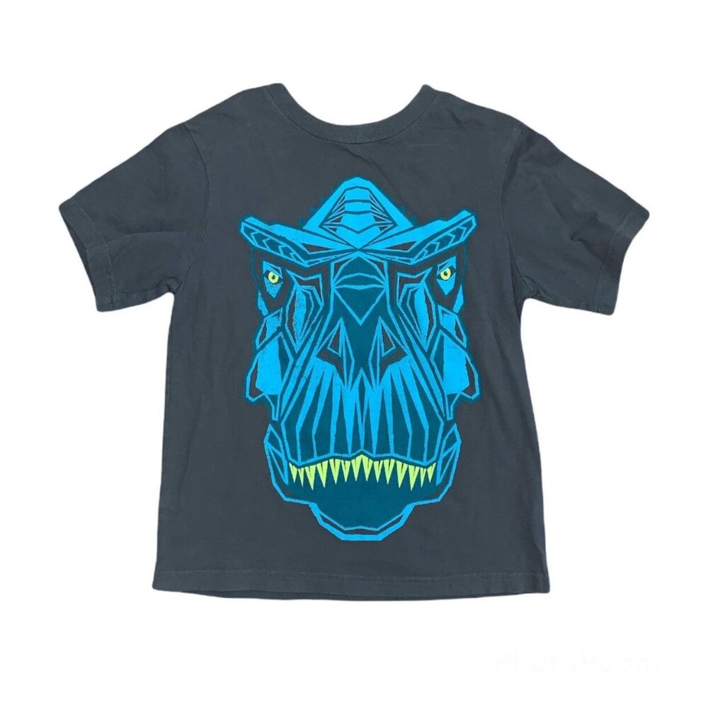 Children's Place Dinosaur Graphics Tee Shirt Size 7/8 GUC